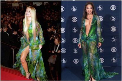 Geri Halliwell llevó primero el vestido de Versace para acudir a la gala NRJ Music Awards en Cannes, pero solo Jennifer Lopez propiciaría, un mes más tarde, la creación de Google Imágenes.
