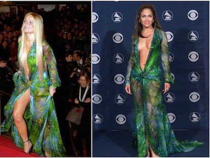 Geri Halliwell llevó primero el vestido de Versace para acudir a la gala NRJ Music Awards en Cannes, pero solo Jennifer Lopez propiciaría, un mes más tarde, la creación de Google Imágenes.