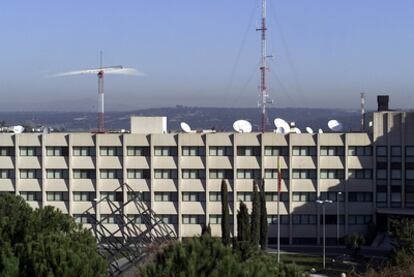 Fachada del Centro Nacional de Inteligencia (CNI), en Madrid.