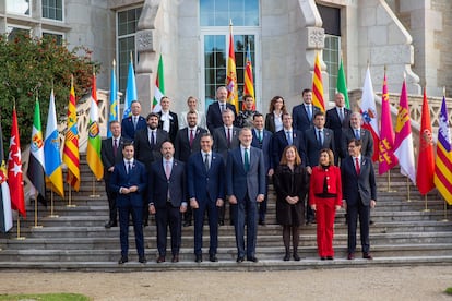 Conferencia de Presidentes en el Palacio de la Magdalena. 