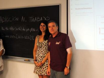 Miembros del equipo de investigadores en la Universidad Politécnica de València.