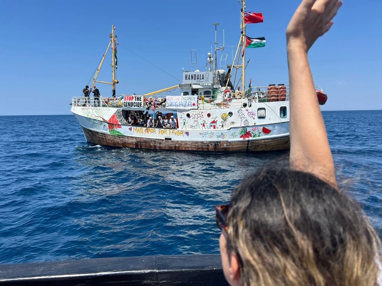 Israel intercepta el ‘Handala’, el segundo barco de la Flotilla de la Libertad que se dirigía a Gaza