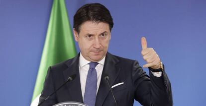 El Primer Ministro italiano,Giuseppe Conte.