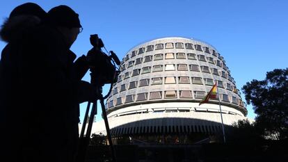 Fachada del edificio del Tribunal Constitucional.