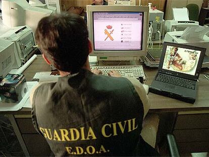 Instalaciones en Madrid del grupo de delitos de altas tecnologías de la Guardia Civil.