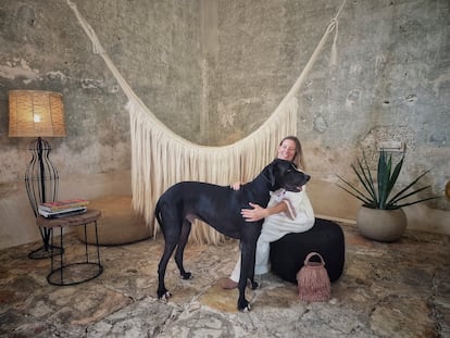 Angela Damman, en su hacienda de Mérida, en Yucatán (México).