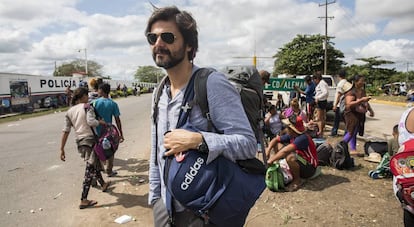 Juan Moreno in the south of Mexico working on the report that broke the scandal.