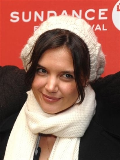 Katie Holmes en una imagen del 25 de enero de 2010