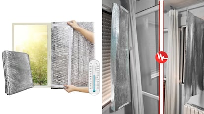 barrera térmica que se coloca en una gran variedad de ventanas domésticas.