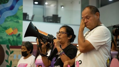 Lorena Gutiérrez y Jesús Quintana, padres de Fátima Quintana.