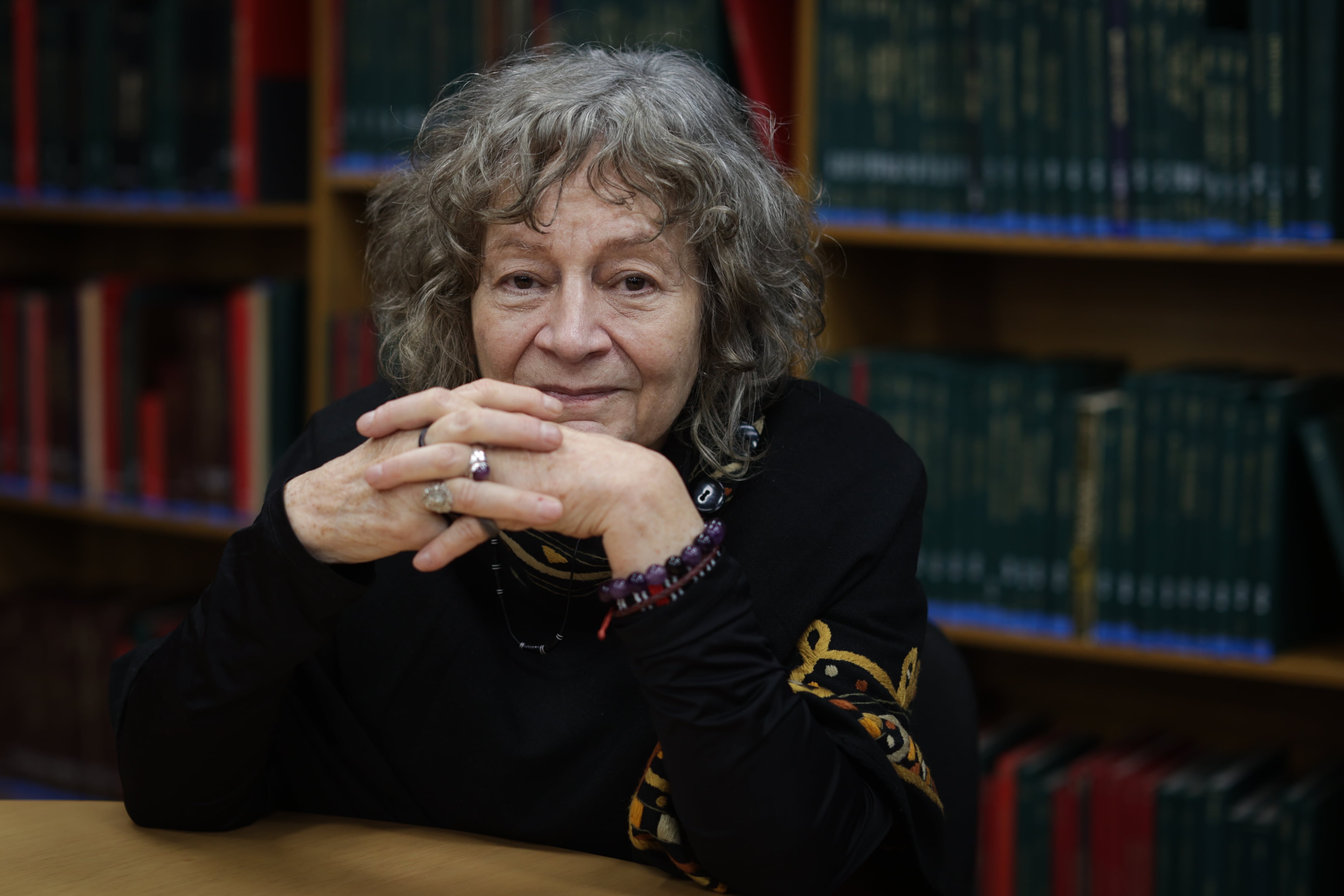 La escritora Rita Segato, en Bogotá, el 28 de abril.