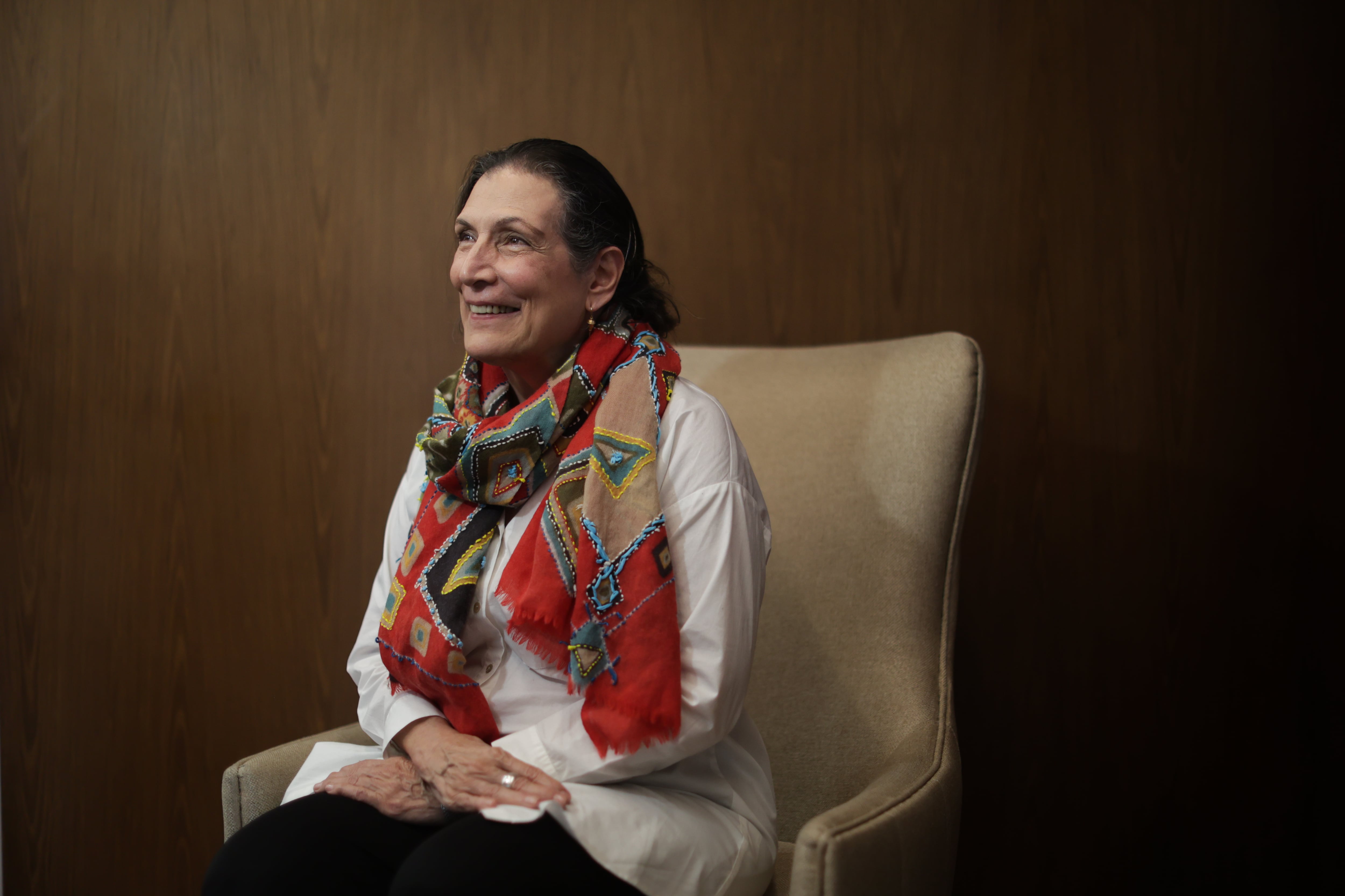 Alma Guillermoprieto en Bogotá.