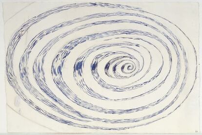 Dibujo sin título de Louise Bourgeois (1970).