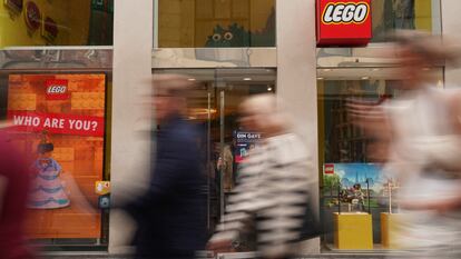 Una tienda de Lego en Copenhague, país que alberga la sede de la firma.