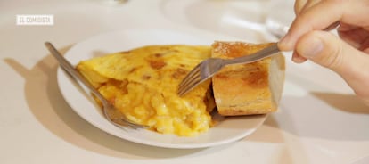 La tortilla de patatas no podía faltar