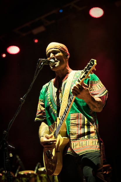 Ben Harper, en un momento del concierto.