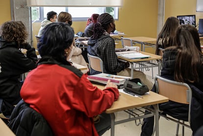 Estudiantes del instituto Cabanyal de Valencia.