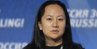 Fotografía de archivo (2 de octubre de 2014) de Meng Wanzhou, directora financiera de Huawei.