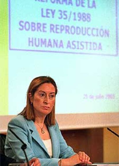 Ana Pastor, en la rueda de prensa posterior al Consejo de Ministros.