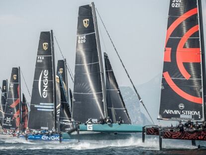 Los “catamaranes voladores” llegan a la Copa del Rey