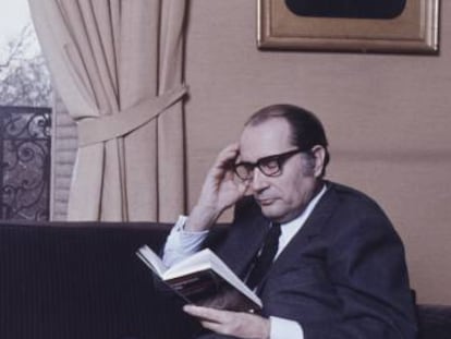 François Mitterrand, en París en 1972.