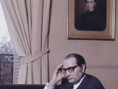 François Mitterrand, en París en 1972.