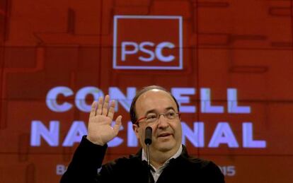 Iceta, al consell nacional del PSC