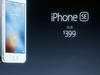 Apple lanza un iPhone ‘barato’ y de 4 pulgadas para subir ventas y frenar el avance chino