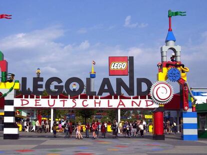 Entrada al parque tem&aacute;tico de Legoland, en Alemania.