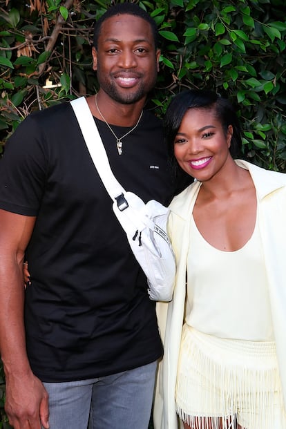 La actriz y exmodelo Gabrielle Union tenía 41 años cuando se casó con el jugador de baloncesto Dwayne Wade, de 32 en aquel momento. Este mismo verano la pareja de dejó ver veraneando en aguas de Ibiza.