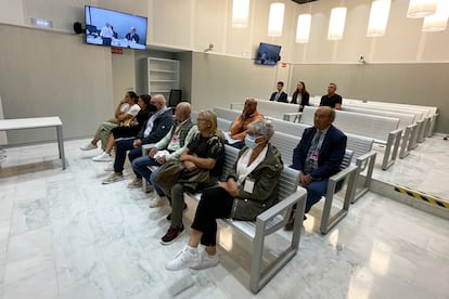 El clan de Los Charlines, durante el juicio en la Audiencia Nacional por blanqueo de las ganancias obtenidas del narcotráfico en Galicia desde 2003 a 2010.