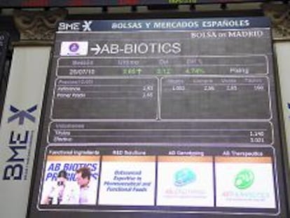 Salida a Bolsa de AB-Biotics en el MAB en el a&ntilde;o 2011.