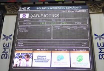 Salida a Bolsa de AB-Biotics en el MAB en el a&ntilde;o 2011.