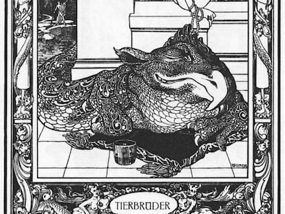 Ilustracion del Pentamerón de Giambattista Basile.