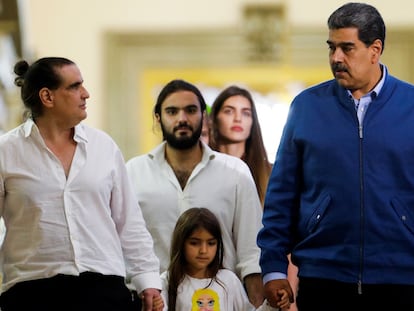 Alex Saab y Nicolás Maduro, el pasado diciembre en Caracas.