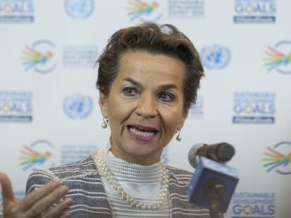 Christiana Figueres, Secretaria Ejecutiva de la Convención Marco de Naciones Unidas sobre el Cambio Climático.