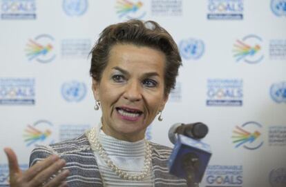 Christiana Figueres, Secretaria Ejecutiva de la Convención Marco de Naciones Unidas sobre el Cambio Climático.