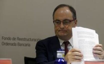 El presidente del Fondo para la Reestructuración Ordenada Bancaria (FROB), Fernando Restoy.
