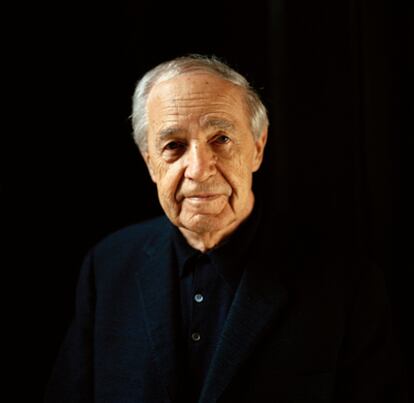 El director de orquesta Pierre Boulez