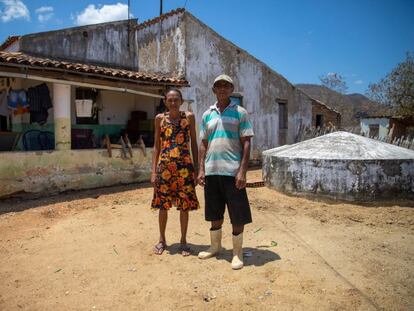 Francisco Monteiro y su esposa, Zuleide de Souza.