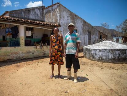 Francisco Monteiro y su esposa, Zuleide de Souza.