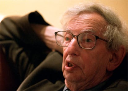 El historiador británico Eric Hobsbawm.