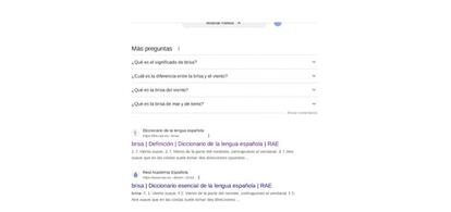 Busquedas Google con RAE