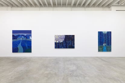 Exposición de 'Blue', en la galería Karma de Nueva York, en noviembre de 2019.