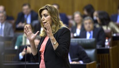 Susana D&iacute;az, presidenta de la Junta de Andaluc&iacute;a. 