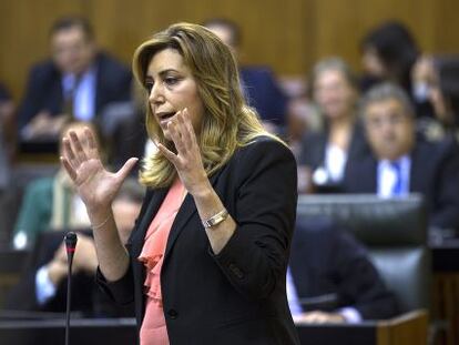 Susana D&iacute;az, presidenta de la Junta de Andaluc&iacute;a. 