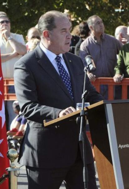 José Carlos Boza, exalcalde de Valdemoro, en un acto de octubre de 2013.