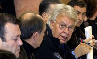 Felipe González, durante una reunión del Consejo de Participación de Doñana.