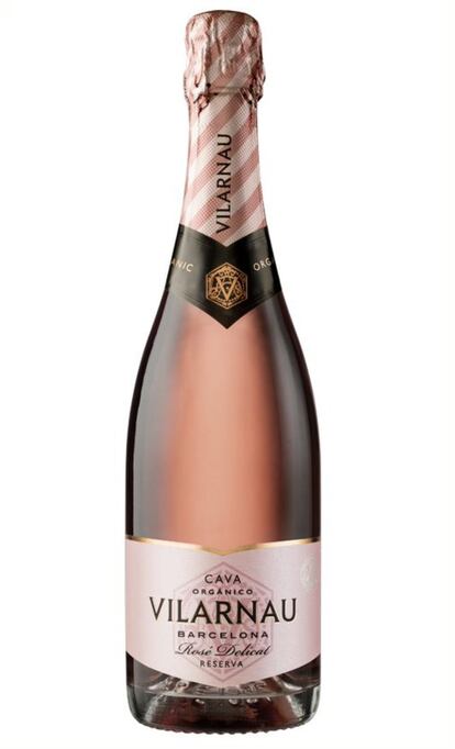 Brut Rosado Reserva, elaborado con tinta garnacha y un poco de pinot noir, procedentes de viñedos certificados como ecológicos, es un cava rosado pálido de complejidad aromática, muy cremoso y fresco. Precio: 12,25 euros