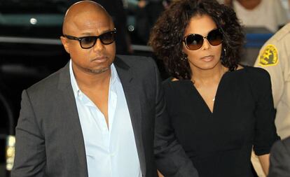 Randy Jackson y Janet Jackson, en Los &Aacute;ngeles en 2011.